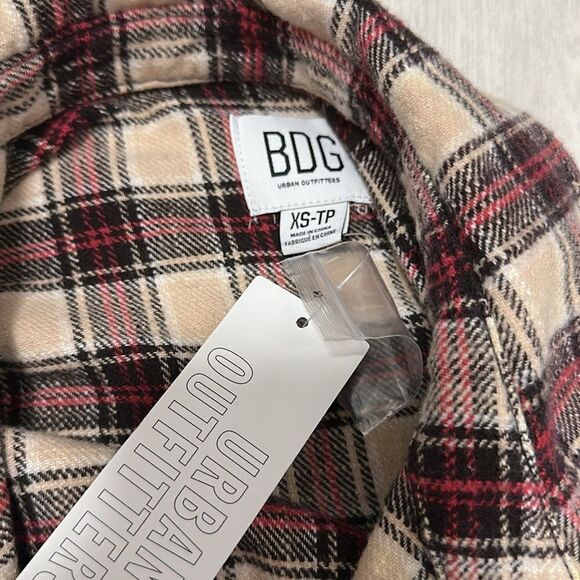 NWT Multicolor flannel Urban outfitters XS - Picture 2 of 4